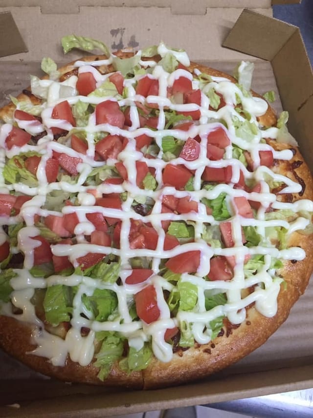 Just a BLT pizza.