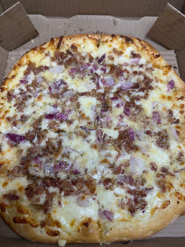 Bacon & onion cheese bread.