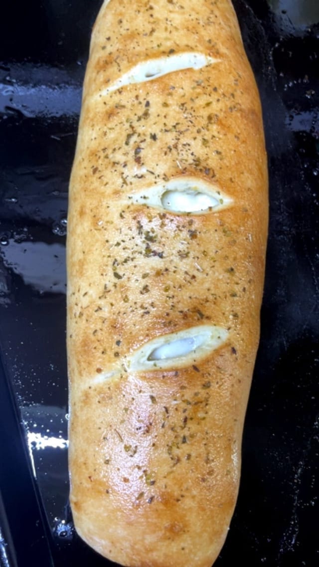 Pizza calzone.