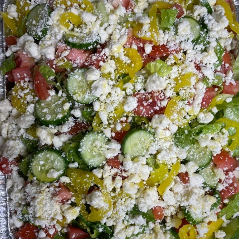 Fresh Greek Salad: A Mediterranean Delight