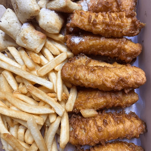 Bucket of cod.